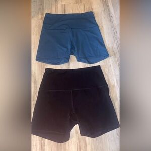 RBX Women's Black and Navy Bike Shorts